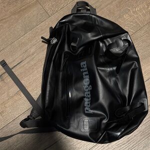 Patagonia Black Storm Front Waterproof Sling Style Backpack